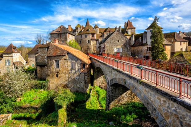 Carennac, ça vois dit ? La vieille ville médiévale, (Lot), est l’un des Plus beaux villages de France /crédit DepositPhoto