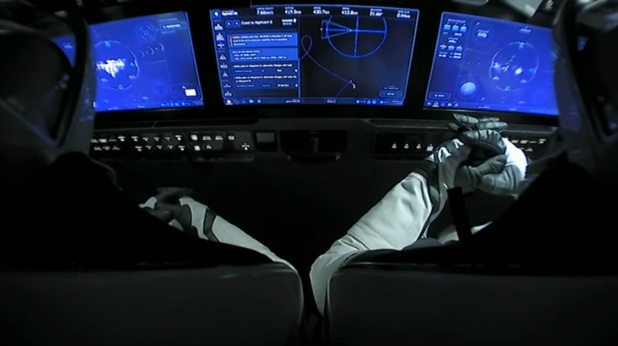 Bob Behnken et Doug Hurley se sont envolés depuis le pas de tir 39A - Photo Twitter SpaceX
