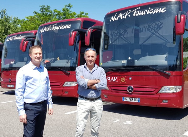 Une nouvelle équipe de direction pour NAP, avec Alain Bouzemane (PDG, à droite) et Olivier Moncoudiol (responsable commercial et communication, à gauche) - DR : A.B.