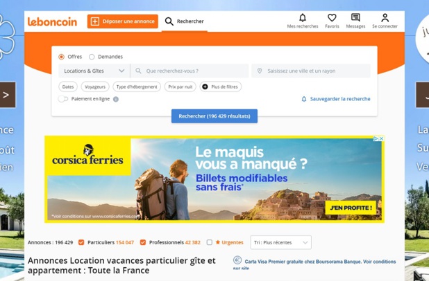 Leboncoin a lancé une campagne de communication pour valoriser la « destination France », depuis le 1er juin - DR : Capture écran LeBonCoin Leboncoin a lancé une campagne de communication pour valoriser la « destination France », depuis le 1er juin - DR : Capture écran LeBonCoin
