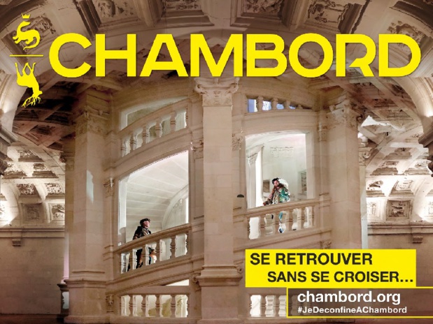 Dans l’escalier à double-révolution, imaginé il y a 500 ans, une volée de marches est réservée à la montée, tandis que la seconde volée est prévue pour la descente des visiteurs - DR : Château de Chambord Dans l’escalier à double-révolution, imaginé il y a 500 ans, une volée de marches est réservée à la montée, tandis que la seconde volée est prévue pour la descente des visiteurs - DR : Château de Chambord