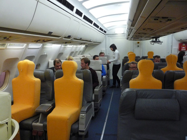 Sur ce nouveau siège,  la ventilation se règle directement contre la peau des passagers - DR : Fraunhofer IBP