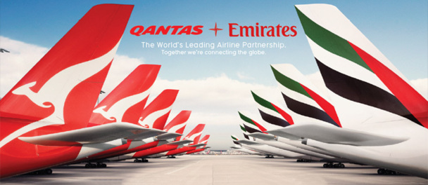 Qantas et Emirates viennent de conclure un accord pour une durée de 10 ans - Photo DR Qantas et Emirates viennent de conclure un accord pour une durée de 10 ans - Photo DR