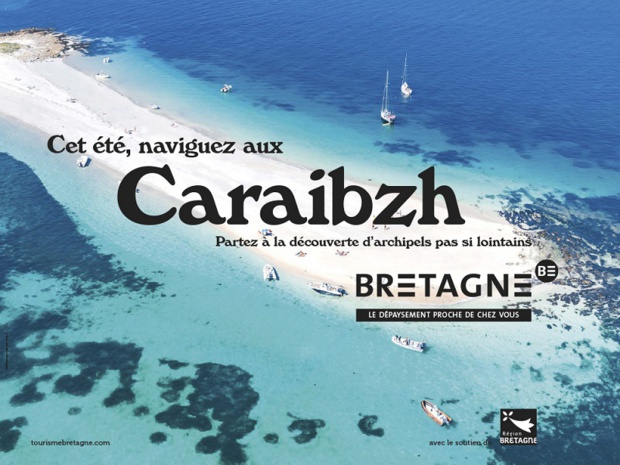 Un des visuels de la campagne de communication lancée par le CRT Bretagne - DR CRT Bretagne