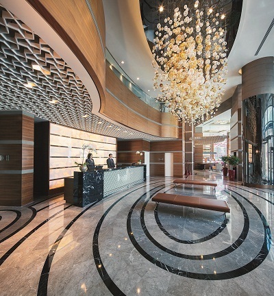 Le lobby de l'hôtel Mövenpick d'Ankara, en Turquie - Photo DR