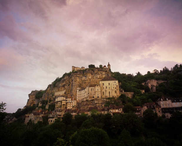 Le petit village de Rocamadour (630 habitants) l'un des sites les plus visités de France. Dominique Viet. CRT Occitanie.