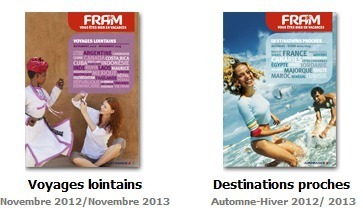 Les 2 brochures Hiver 2012-2013 de Fram ne comportent pas beaucoup de nouveautés - Crédit : Brochuresenligne.com