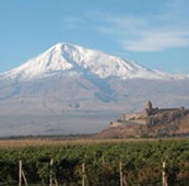 Le monastère Khor Virap situé au pied du mont Ararat