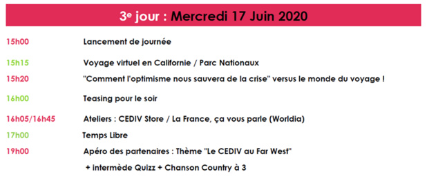 Le programme de la journée Le programme de la journée