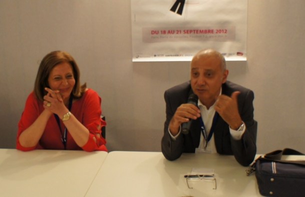 Nahed Rizk directrice de l'office de tourisme d'Egypte et Amr El Azabi directeur de l'Egypt Tourism Authority Photo CE Nahed Rizk directrice de l'office de tourisme d'Egypte et Amr El Azabi directeur de l'Egypt Tourism Authority Photo CE