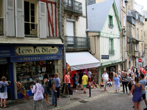 Dans les rues de Vannes - DR : Loïc Kersuzan, CRT Bretagne.