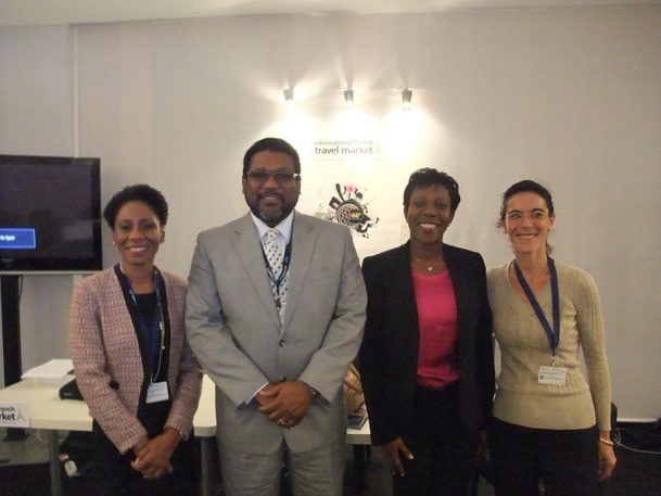 Alain Richardson, déjà Président du Conseil territorial de l’île, est également Président de l’Office du Tourisme, et Jeanne Vanterpool, chef d'entreprise, devient sa vice-Présidente - Photo B.F