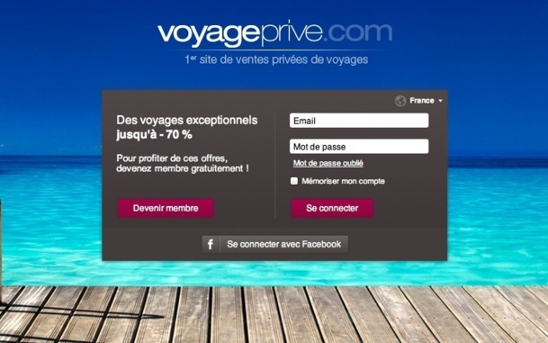 Voyage-privé affiche une marge de 42% pour un résultat net d’exploitation de 12,673 M€ et un CA de 29,6 M€ / Capture écran