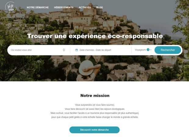 WeGoGreenR, une nouvelle plateforme de réservation d'hébergements éco-responsables