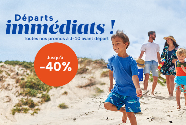 Odalys lance ses « Départs immédiats » avec des promos jusqu’à -40%