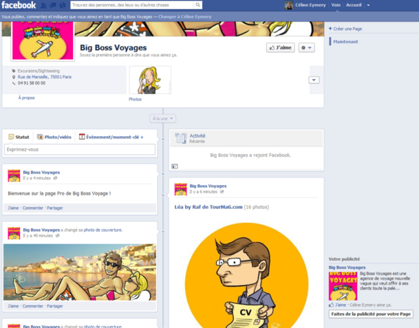 Postez régulièrement vos promos, photos, vidéos, et n'hésitez pas à poser des questions à vos fans, et surtout n'oubliez pas de répondre à leurs interrogations... Donnez leur envie de partir ! (Pour voir le résultat cliquez sur l'image) Postez régulièrement vos promos, photos, vidéos, et n'hésitez pas à poser des questions à vos fans, et surtout n'oubliez pas de répondre à leurs interrogations... Donnez leur envie de partir ! (Pour voir le résultat cliquez sur l'image)