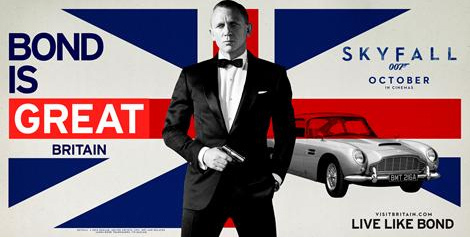 VisitBritain lance une campagne de promotion autour de James Bond / Photo DR