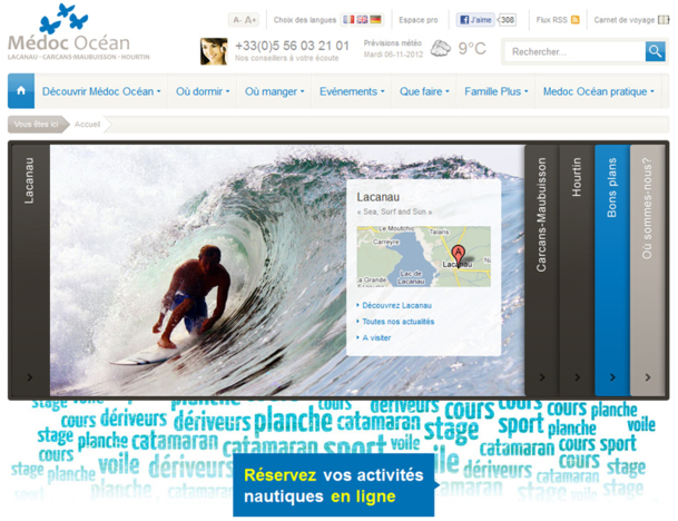 Le directeur d'office de tourisme est en relation permanente avec les professionnels et les élus et sert de cheville ouvrière aux opérations de promotion et de mise en valeur de son territoire - Capture écran Médoc Ocean Le directeur d'office de tourisme est en relation permanente avec les professionnels et les élus et sert de cheville ouvrière aux opérations de promotion et de mise en valeur de son territoire - Capture écran Médoc Ocean