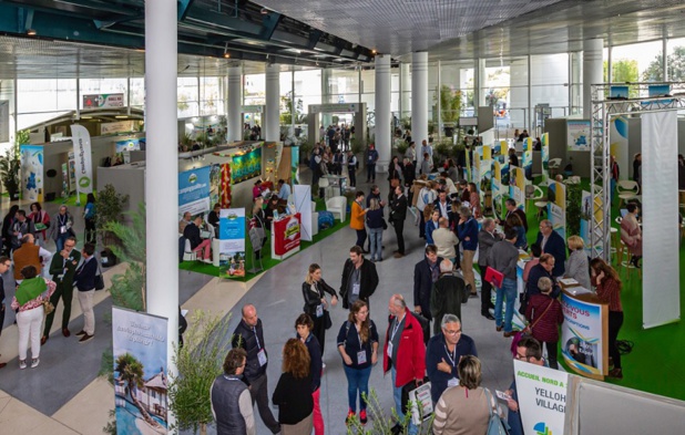 Le salon des professionnels de l’Hôtellerie de Plein Air accueille chaque année 600 exposants - Crédit photo : Sett