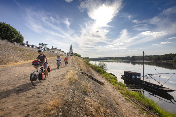 La Loire à Vélo à Bréhémont - ©D.Darrault-CRT Centre-Val de Loire