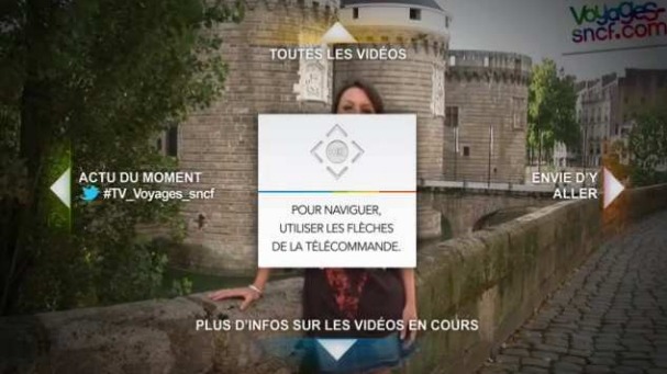 La première chaîne de TV connectée de Voyages-sncf.com : une nouvelle façon de générer des envies de voyages. DR La première chaîne de TV connectée de Voyages-sncf.com : une nouvelle façon de générer des envies de voyages. DR