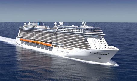 Le futur "Breakaway Plus" d'une capacité de 4200 passagers / Crédits Photo Echos du Large / Norwegian Cruise Line