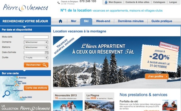 Pierre & Vacances "a décidé d’accélérer et d’intensifier par de nouvelles mesures le plan de transformation initié fin 2010, afin d’obtenir des économies significatives dès l’exercice 2012/2013" / Image Capture écran Pierre & Vacances "a décidé d’accélérer et d’intensifier par de nouvelles mesures le plan de transformation initié fin 2010, afin d’obtenir des économies significatives dès l’exercice 2012/2013" / Image Capture écran