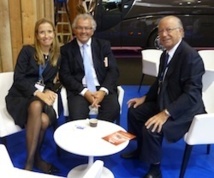 Thierry Schidler, président de la Commission Tourisme de la FNTV entouré par Gilles Hervouet et Véronique Hervouet / Photo MS Thierry Schidler, président de la Commission Tourisme de la FNTV entouré par Gilles Hervouet et Véronique Hervouet / Photo MS