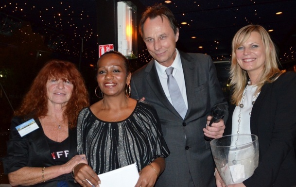 Martine DOBEZ (EASTPAK), AG Gagnante, Pierre JASINSKI (LOT) & Katarzyna Dubois (OT de Pologne) - Photo Caroline Dherbey Martine DOBEZ (EASTPAK), AG Gagnante, Pierre JASINSKI (LOT) & Katarzyna Dubois (OT de Pologne) - Photo Caroline Dherbey