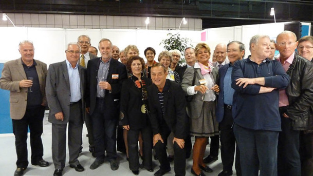 Une petite délégation des seniors du tourisme a rendu visite au MAP Pro, Porte de Versailles à Paris, autour d'Arlette Alphaize Furet, directrice du salon - DR : M.S. Une petite délégation des seniors du tourisme a rendu visite au MAP Pro, Porte de Versailles à Paris, autour d'Arlette Alphaize Furet, directrice du salon - DR : M.S.