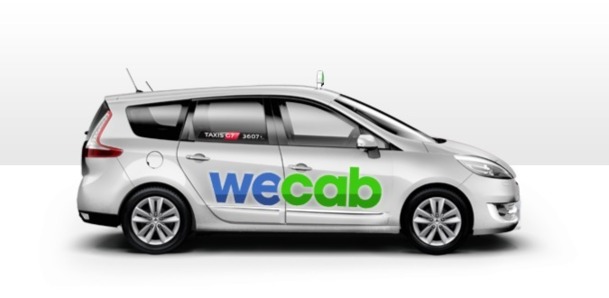 WeCab est un service de taxi partagé proposé par G7. DR