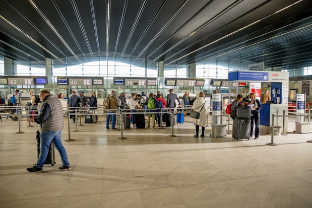 Le Hall B servira pour l'enregistrement des compagnies Air France, Chalair, EasyJet et KLM, mais aussi pour les arrivées de tous les vols nationaux - DR : SA ADBM/Agence Mediacrossing