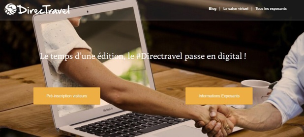 Le salon DirecTravel se tiendra du 5 au 8 novembre 2020, avant de repasser en physique en 2021 - DR Le salon DirecTravel se tiendra du 5 au 8 novembre 2020, avant de repasser en physique en 2021 - DR