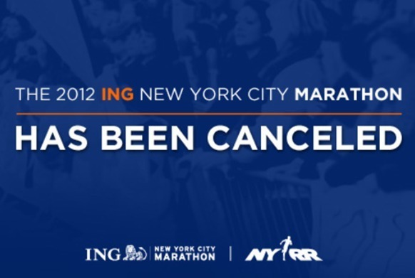 Le marathon de New York a été annulé à la dernière minute suite au passage de l'ouragan Sandy. - Photo DR
