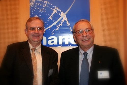 Jean Korcia, président du Réseau (à gauche) et Francis Gallo (Président de la Commission Transport), sont des hommes heureux...