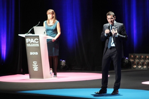 David Lisnard, président du Palais des Festivals dévoilent la stratégie touristique de Cannes pour 2013 - Photo M.B.