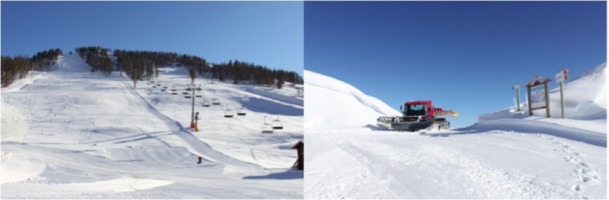 Pendant 2 week-ends consécutif, la neige est tombée sur la station de Montgenèvre dans les Hautes-Alpes - Photo DR