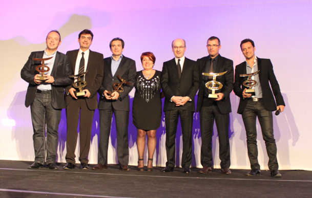 Cyril Cousin (Look Voyages), Georges Azouze (Costa), Didier Sylvestre (Exotismes), Ghislaine Homond (Flash Voyages), Richard Vainopoulos (TourCom), Stéphane Le Coz et Frédéric Blanc (TUI France) - DR : A.B. Cyril Cousin (Look Voyages), Georges Azouze (Costa), Didier Sylvestre (Exotismes), Ghislaine Homond (Flash Voyages), Richard Vainopoulos (TourCom), Stéphane Le Coz et Frédéric Blanc (TUI France) - DR : A.B.