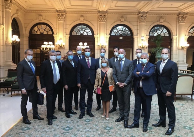 Les directeurs de Palaces de l'UHMI à la rencontre des députés /crédit Umih Les directeurs de Palaces de l'UHMI à la rencontre des députés /crédit Umih