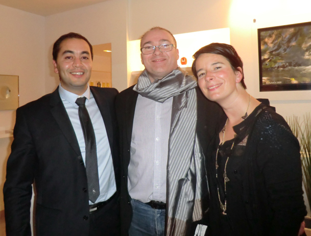 Farid Guerouaz, Jean-François Dewevre et Pascaline Foureau - DR