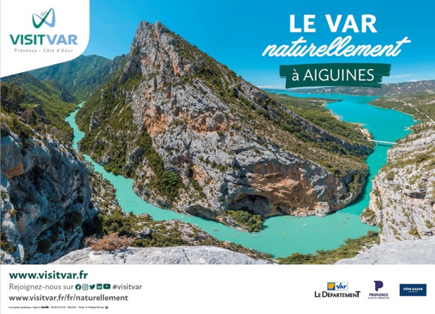 Le Var lance une campagne d'affichage à Lille et Lyon - DR Le Var lance une campagne d'affichage à Lille et Lyon - DR