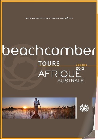 Beachcomber Tours : brochure dédiée à la production en Afrique Australe