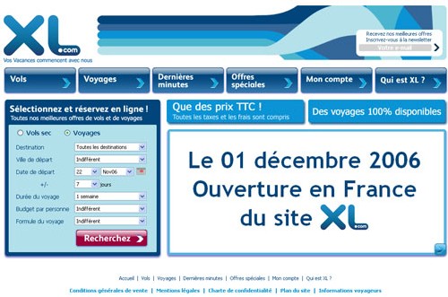 Exclusif : XL.com sera en ligne le 1er décembre Exclusif : XL.com sera en ligne le 1er décembre