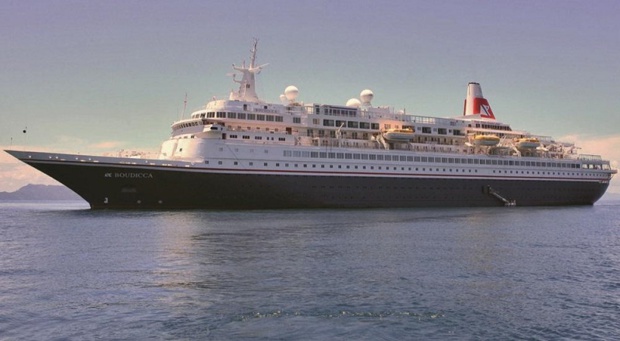 Le Black Watch et le Boudicca avaient été parmi les premiers navires de croisière modernes spécialement construits  pour la Royal Viking Line dans les années 1970. - DR