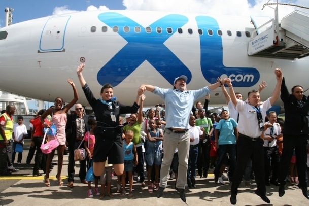 XL Airways France : baptême de l'air pour des jeunes Martiniquais