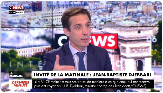 Jean-Baptiste Djebbari : "les tests antigéniques dans les aéroports d'ici la fin du mois" Jean-Baptiste Djebbari : "les tests antigéniques dans les aéroports d'ici la fin du mois"