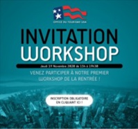 Office du Tourisme des Etats-Unis : workshop à Paris le 19 novembre 2020