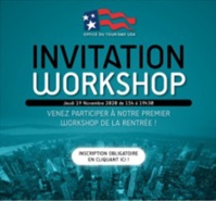 Office du Tourisme des Etats-Unis : workshop à Paris le 19 novembre 2020 Office du Tourisme des Etats-Unis : workshop à Paris le 19 novembre 2020