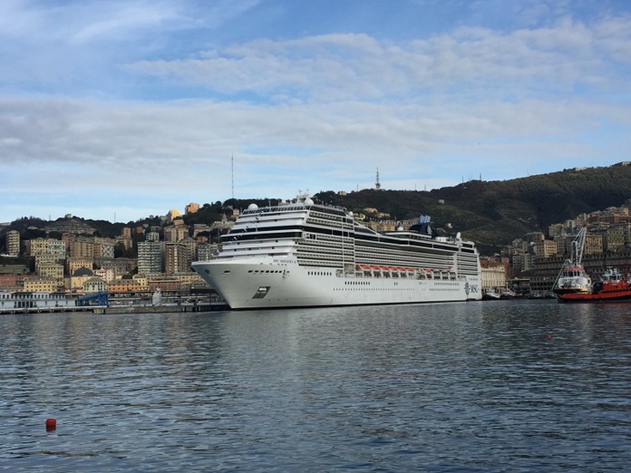 Le MSC Magnifica au port de Gênes en Italie - Photo MSC