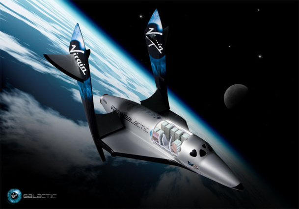 On estime qu’actuellement les activités liées au tourisme spatial terrestre génèrent déjà plus du milliard de dollars par an. Alors en 2020, 2030....! - DR : Virgin Galactic